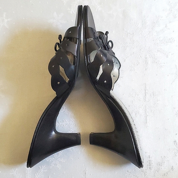 Naturalizer Black Leather Upper Heel Shoes Women's Size 10.5 - Picture 10 of 13